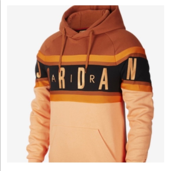 🧡AIR JORDAN🧡 Youth XL Gradient Fleece Pullover Hoodie - Picture 3 of 5